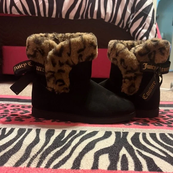 Juicy Couture Shoes Juicy Couture Boots Leopard Print Poshmark